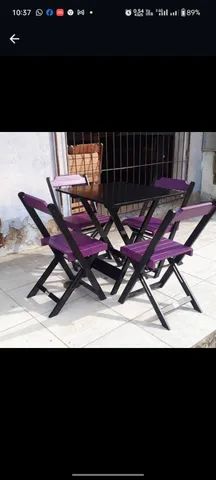 Mesas e cadeiras dobrável  - Foto 5