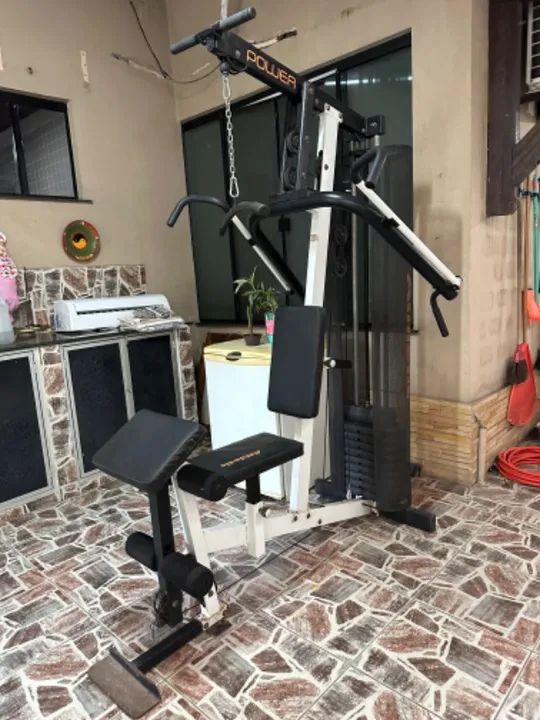 Aparelho de Musculação completo da marca Athletic - Foto 3