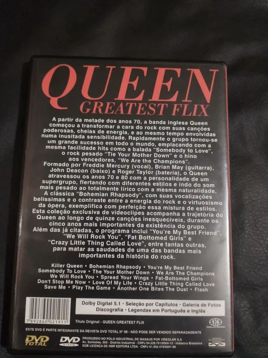 Dvds Elvis Presley e Queen em boas condições  - Foto 5