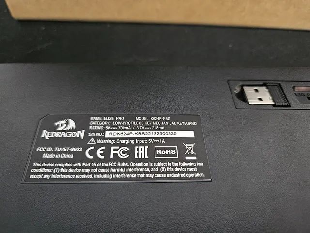 Teclado Mecânico Redragon Elise Pro - Foto 2