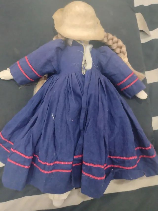 Duas Bonecas antiga porcelana - Foto 3