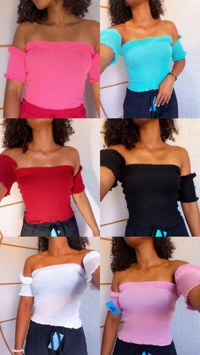 Blusa ombro a combro (ciganinha)