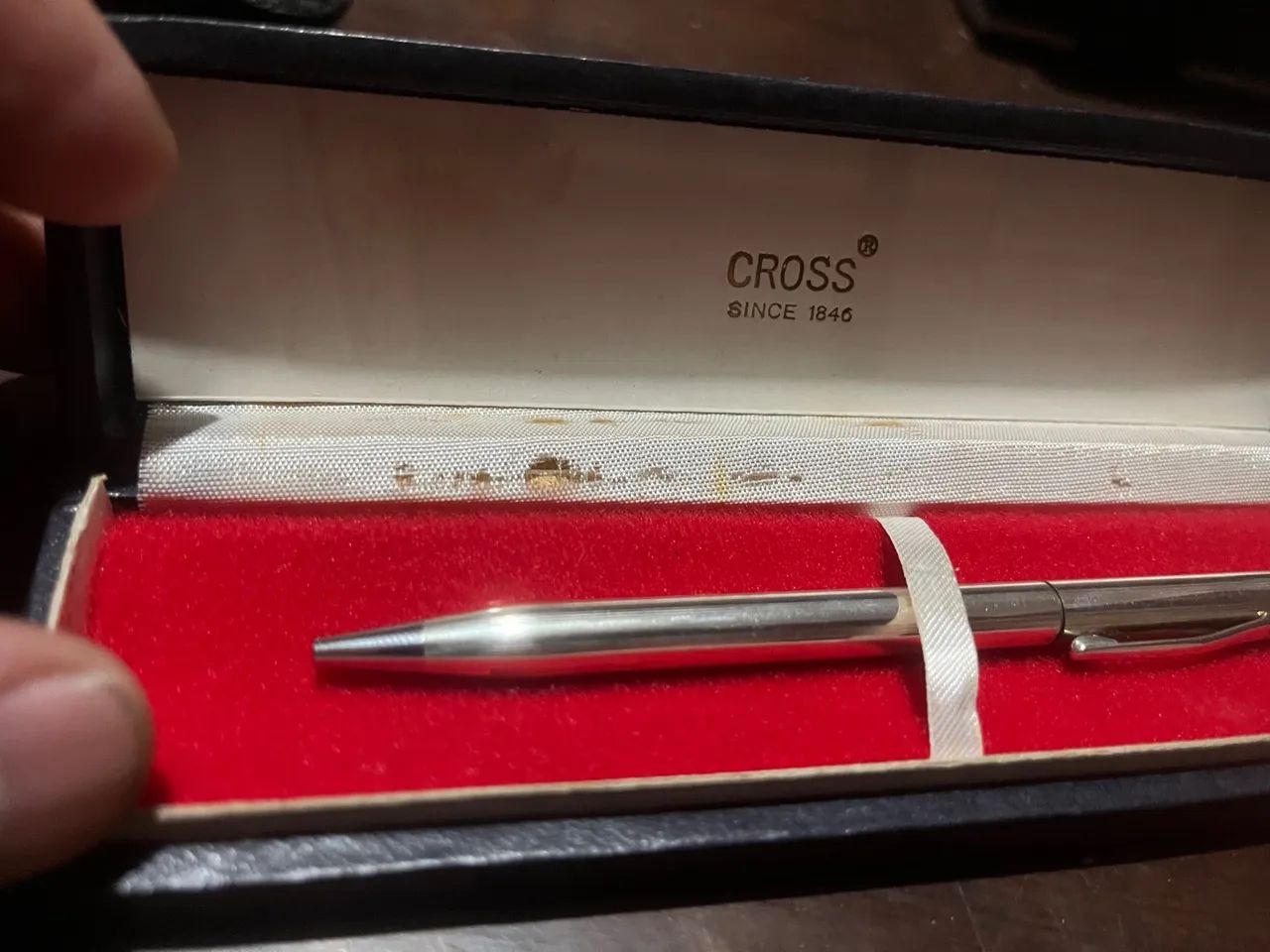 CANETA CROSS ESFEROGRÁFICA ACOMPANHA ESTOJO - Foto 3