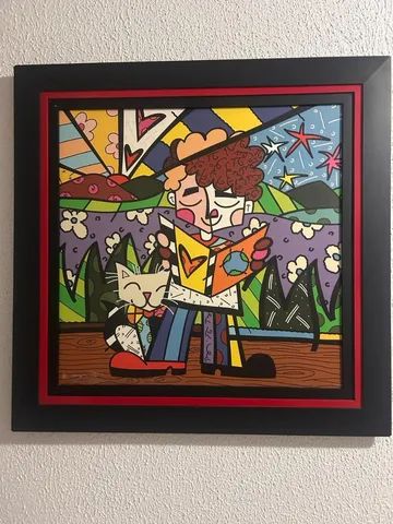 Quadro Romero Britto com certificado - Foto 3