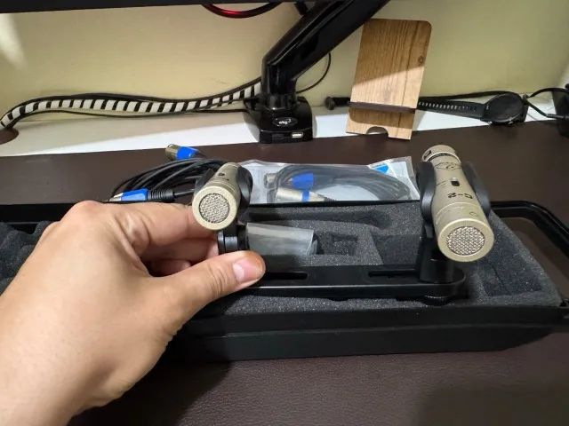Microfones Behringer C-2 (Par) + Cabos XLR - Condensador Ideal para Gravação - Foto 2