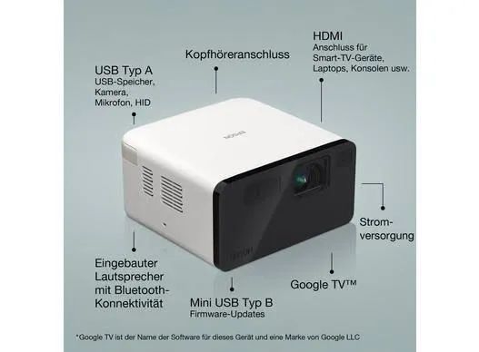 Projetor Epson Ef 21 Novo + NF - Foto 3