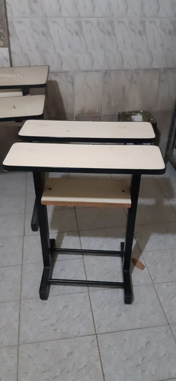 Mesas de escritório (computador e impressora) - precinho pra vender rápido - Foto 3