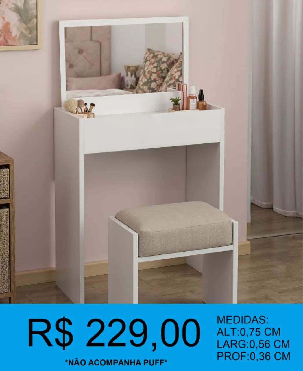 Penteadeira infantil - compre hoje e receba amanhã 
