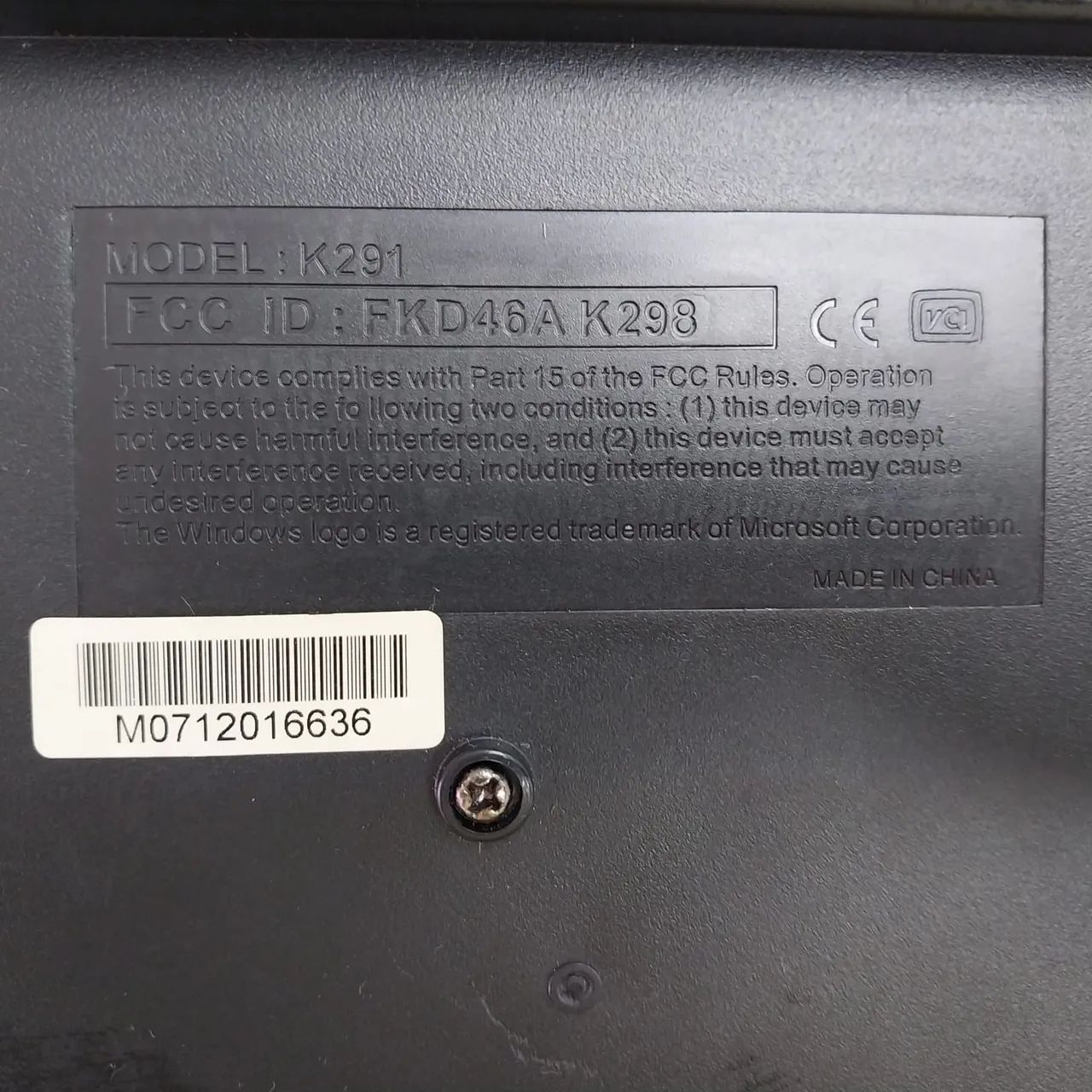 Teclado Cash Way - PS/2 (modelo antigo) - Funcionando!64529520256130123