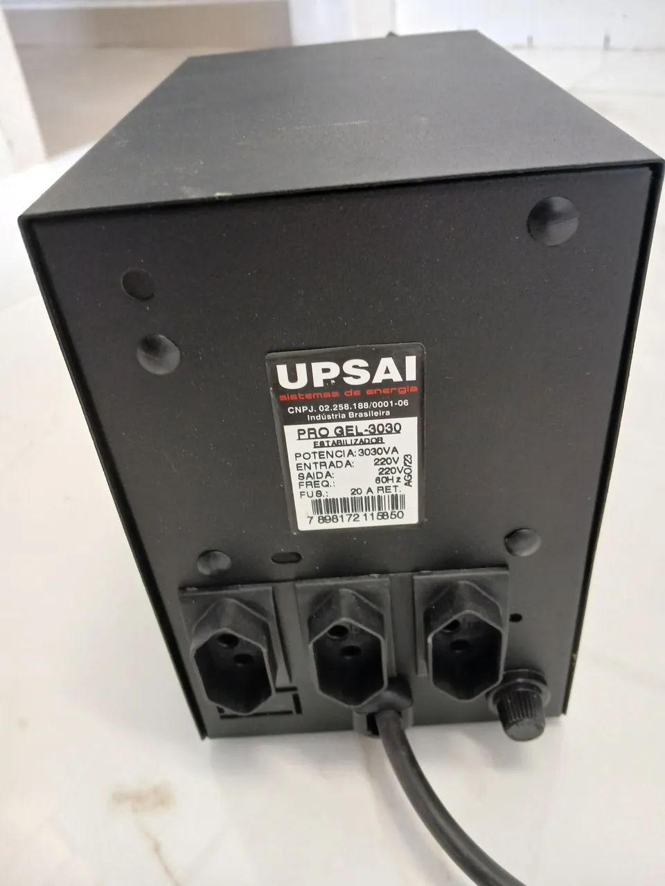 Estabilizador UPSAI PRO GEL 3030 - 220V - Foto 2