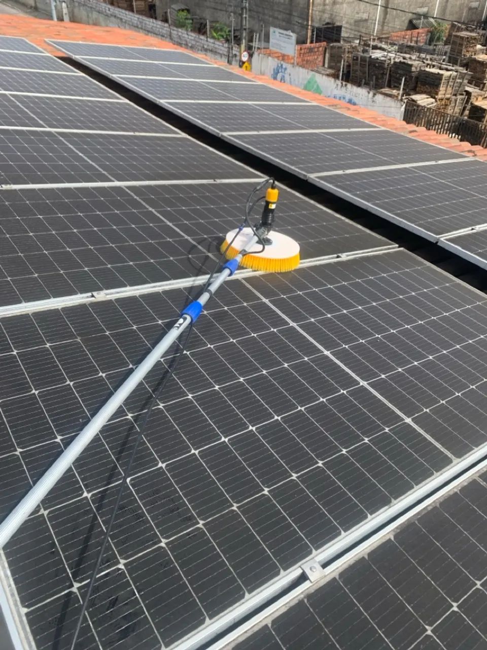 Limpeza de placas solar, painéis solar manutencao 
