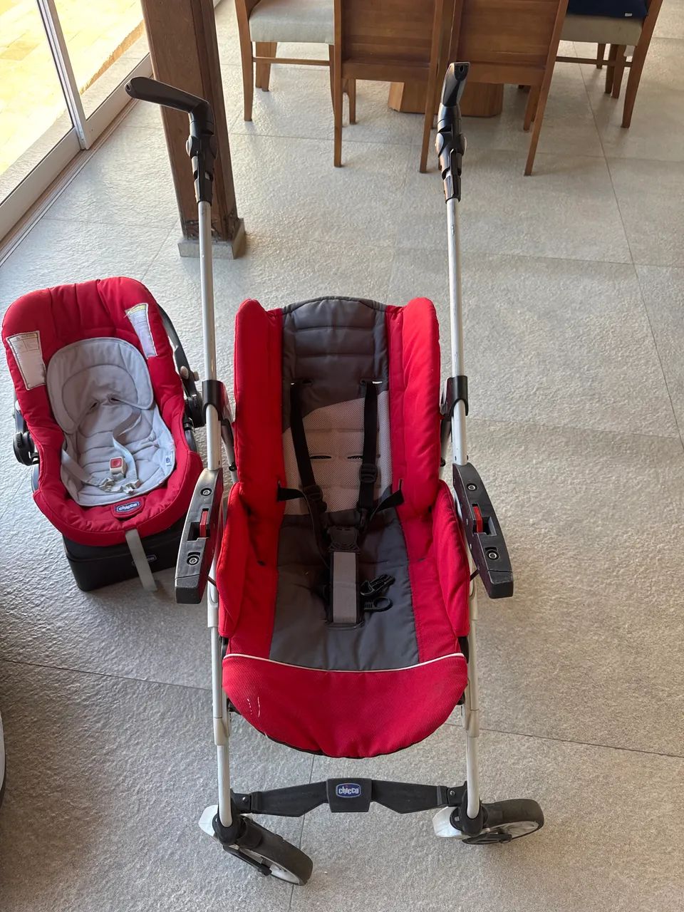 Carrinho, bebê conforto e moisés  - Foto 6