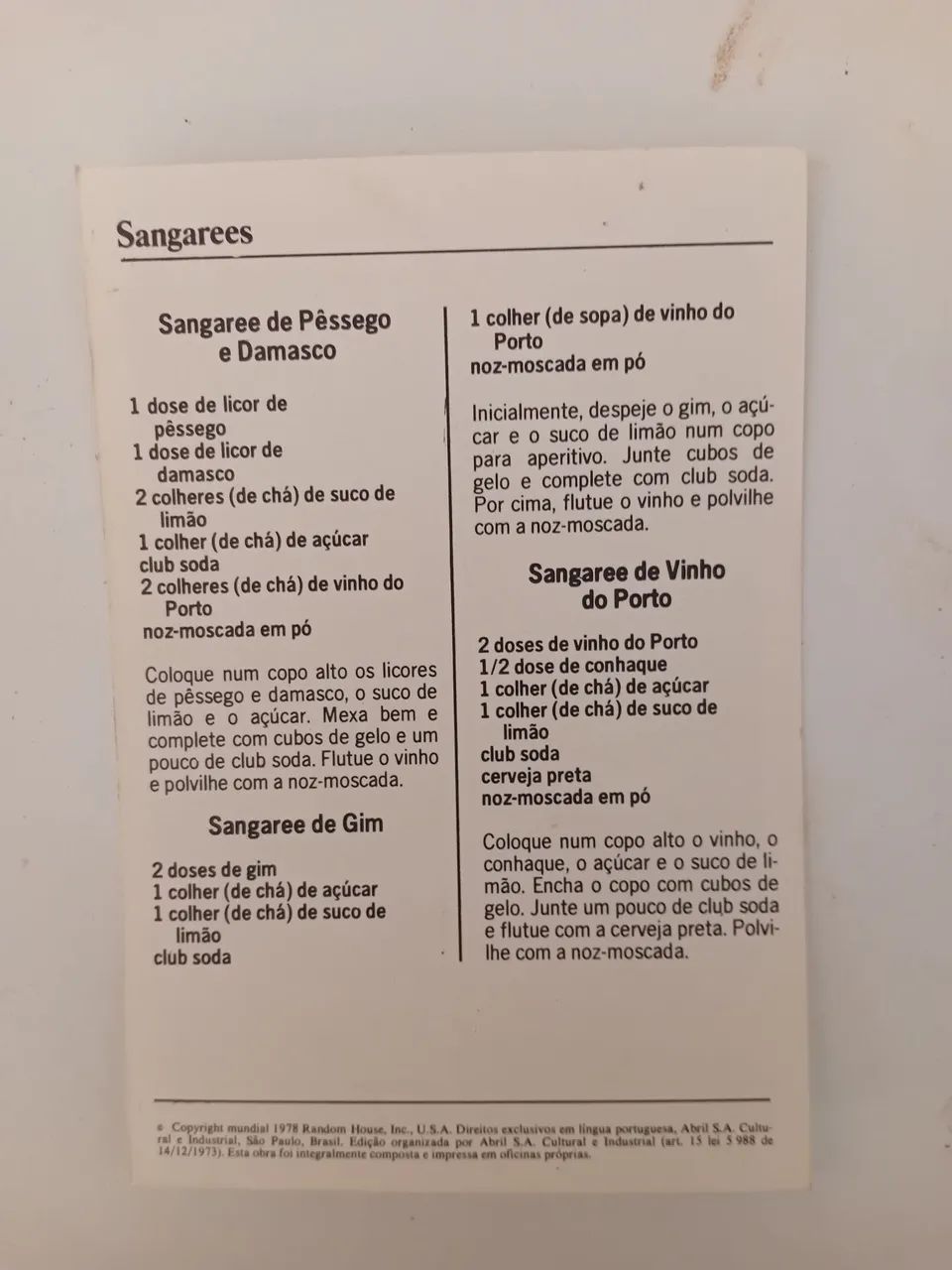 Mini arquivo de Drinks e aperitivos  abril cultural 1977 - Foto 4