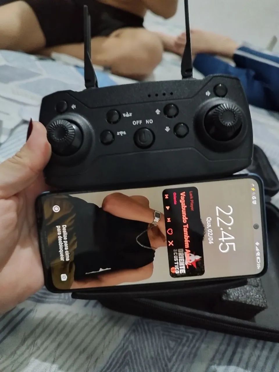 Drone quadricoptero com Controle - Foto 2