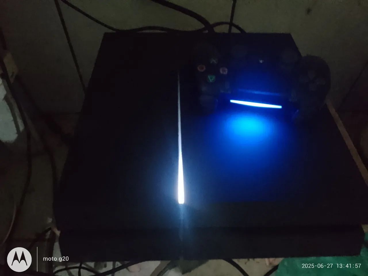 Playstation 4 Fat 1TB 1 jogo Gran Turismo Sport 2 Controles 