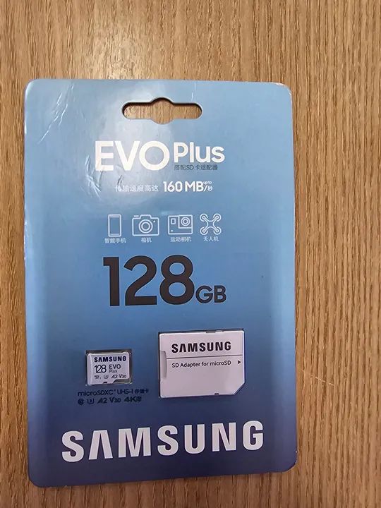 Cartão de Memória Samsung EVO Plus 128GB microSDXC UHS-I