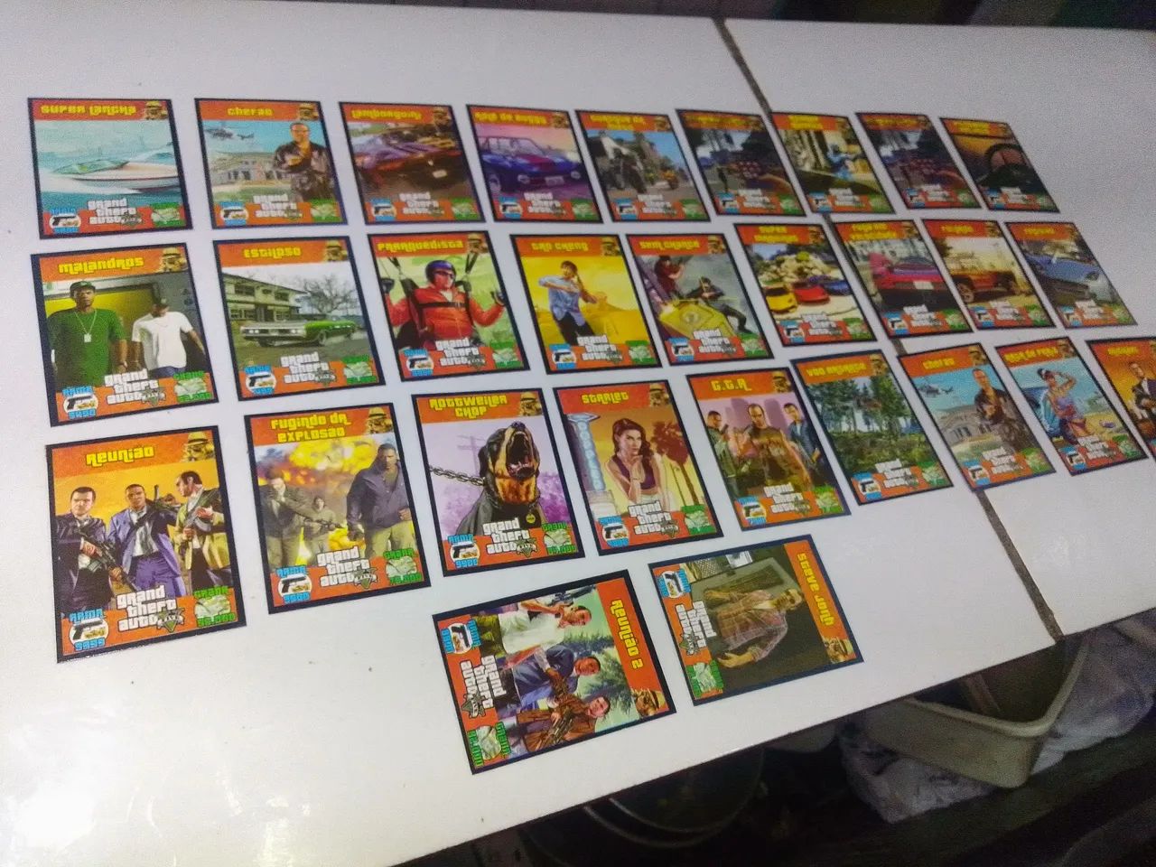 Cartas Grand Theft Auto g.t.a 