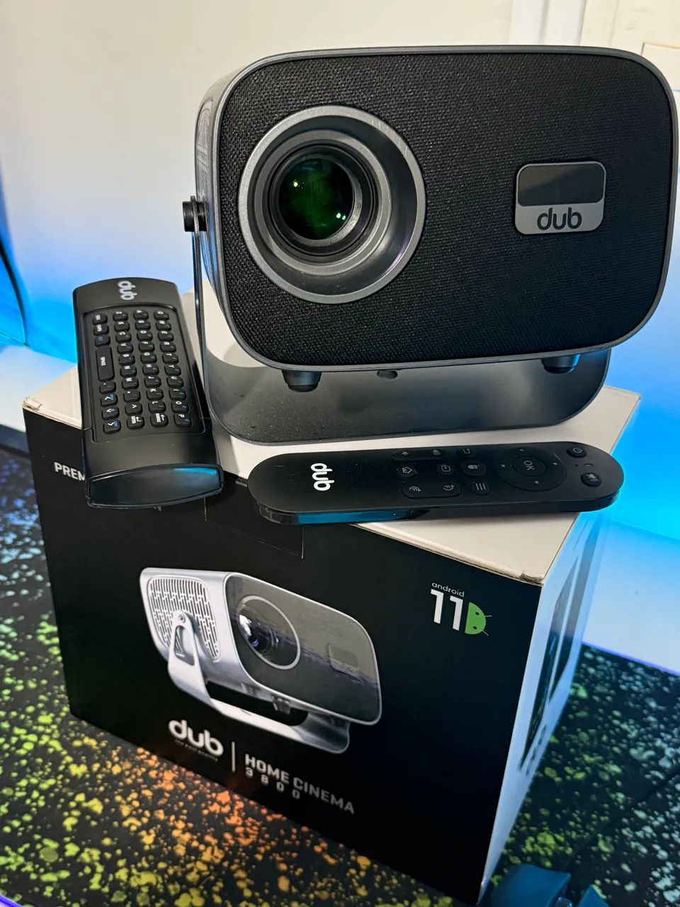 Projetor Dub Home Cinema 3800 lumens - 200 polegadas64522267040003121