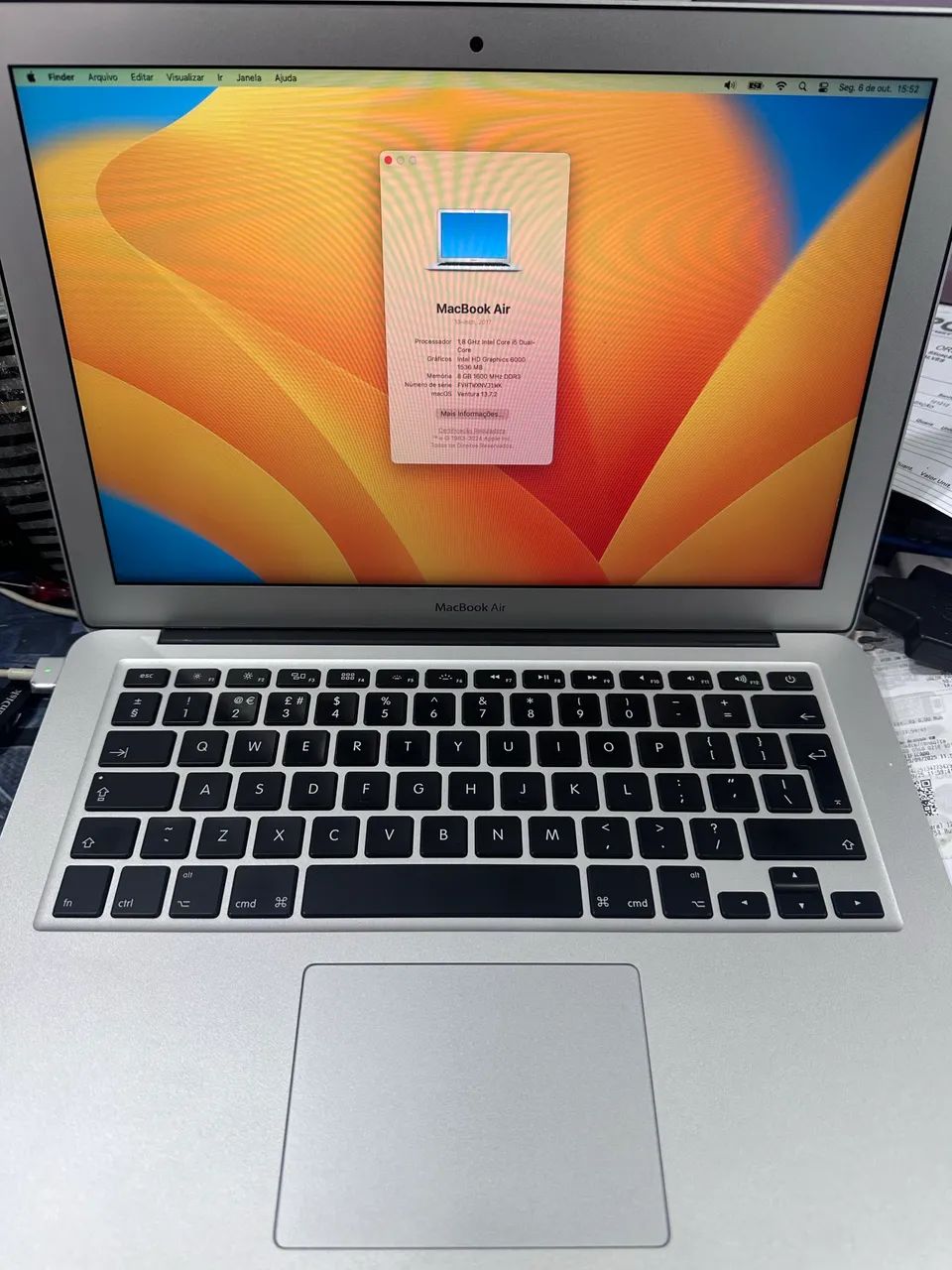MacBook Air 2017 i5 8gb 