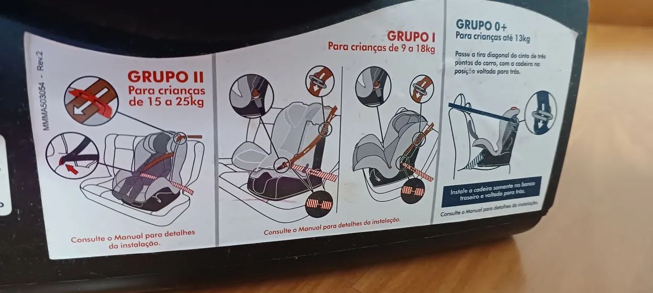 Cadeirinha de carro Matrix Evolution K - Vermelha - Foto 4