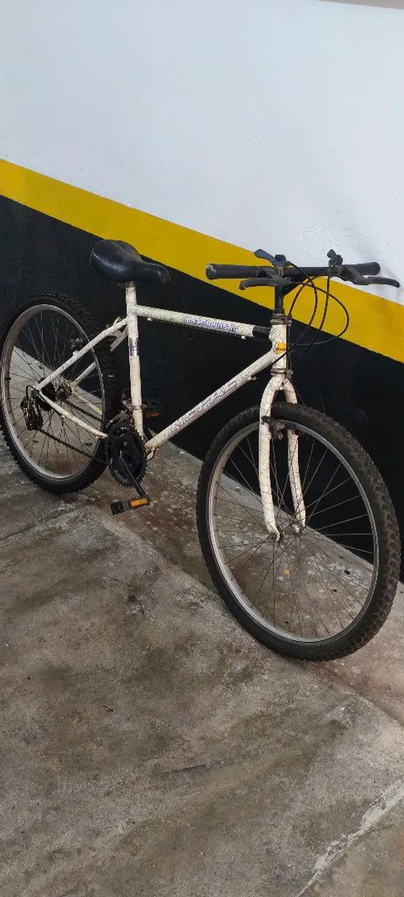 Bicicleta Mountain Bike Branca