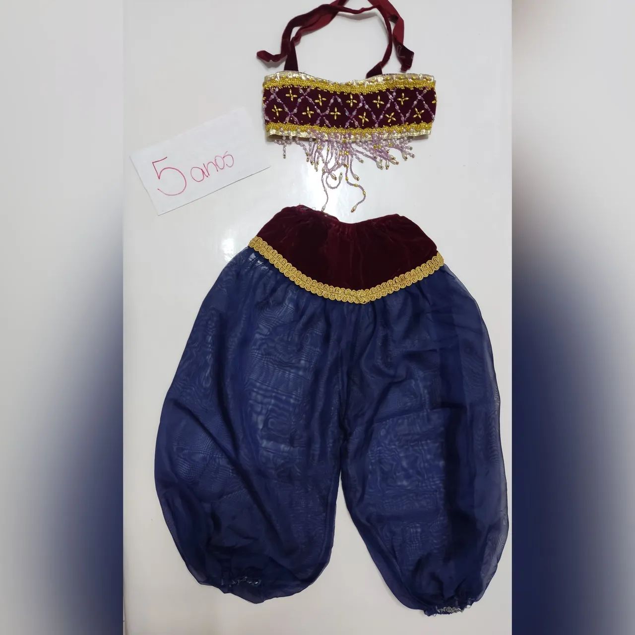Fantasia Odalisca Infantil 5 anos