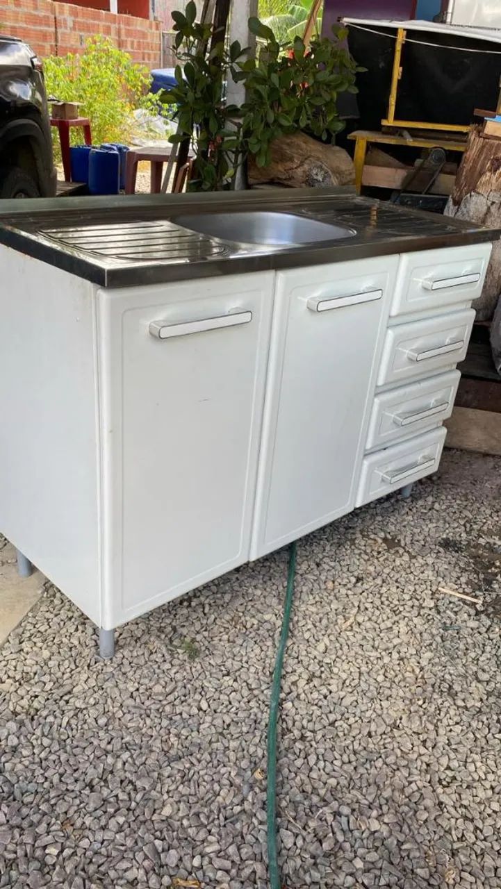 Armário com pia para cozinha 