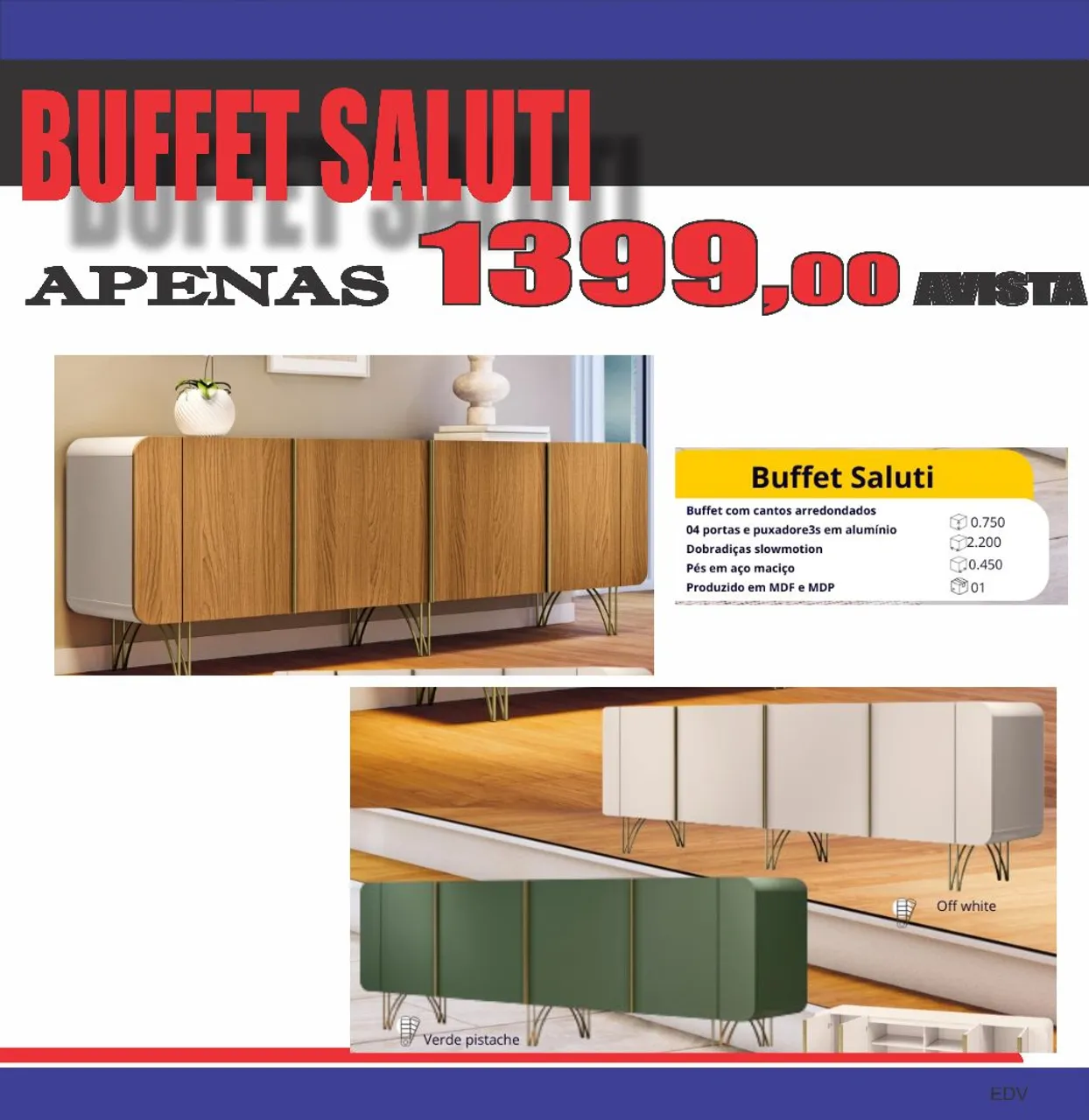Buffet Saluti - Design e Funcionalidade