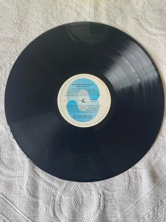 Disco de vinil - Aquarela Brasileira 2 - Emílio Santiago - Foto 4