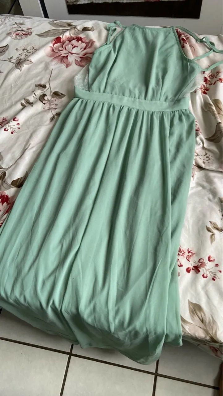 Vestido longo de festa 