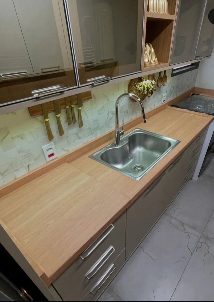 Envelopamento de pia 