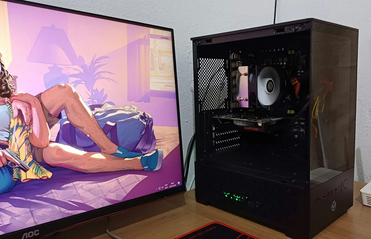 PC Gamer - XEON E5 2666 V3 + RX 550 4GB