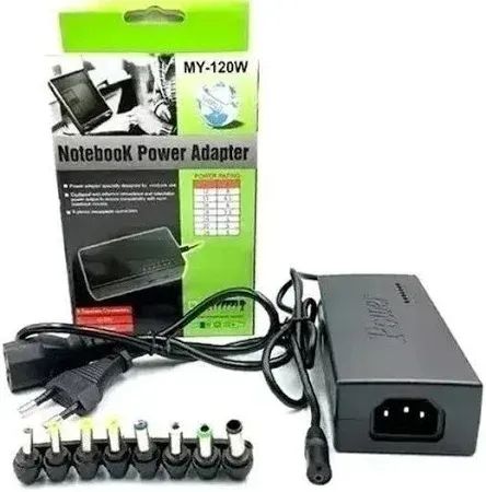 Carregador Universal Power Tech   Pra Notebook Cor Preto