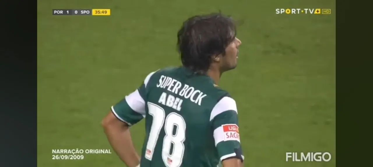 Camisa Sporting  2009/10 Abel Ferreira - Foto 3