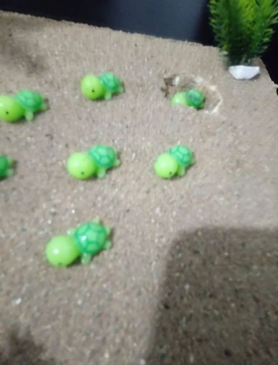 DECORAÇÃO ARTESANAL DE ISOPOR PARA PEQUENAS PLANTAS - Foto 3
