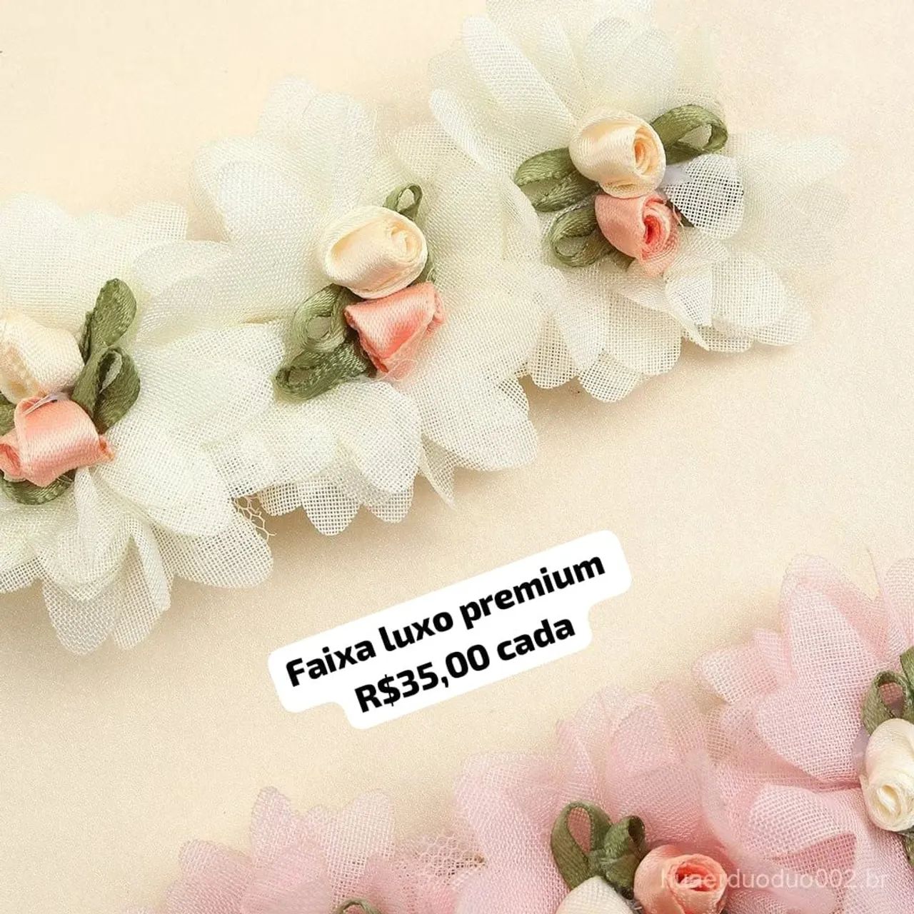 Faixa de cabelo linha premium luxo  - Foto 3