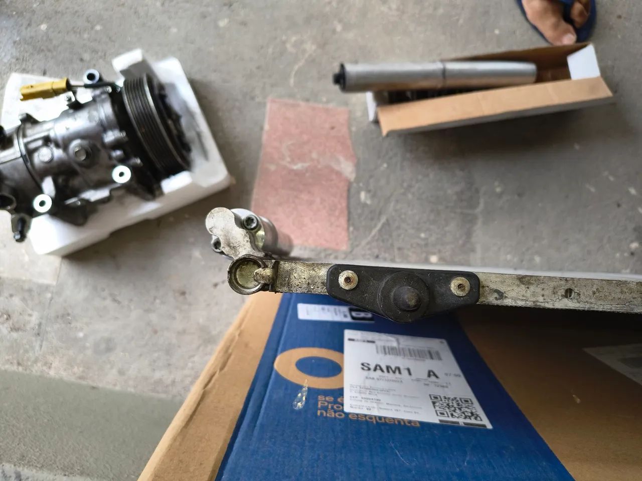 Compressor, serpentina, ar condicionado Peugeot - Foto 11