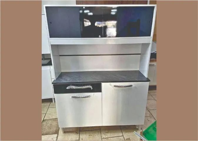 Armário de Cozinha Novo na Caixa com Manual - Foto 3