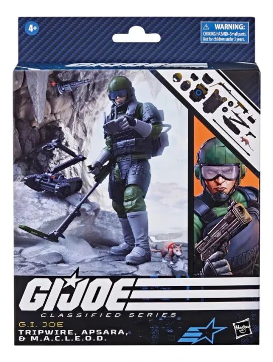 G.i. Joe Classified Series Tripwire, Apsara & M.a.c.l.e.o.d.