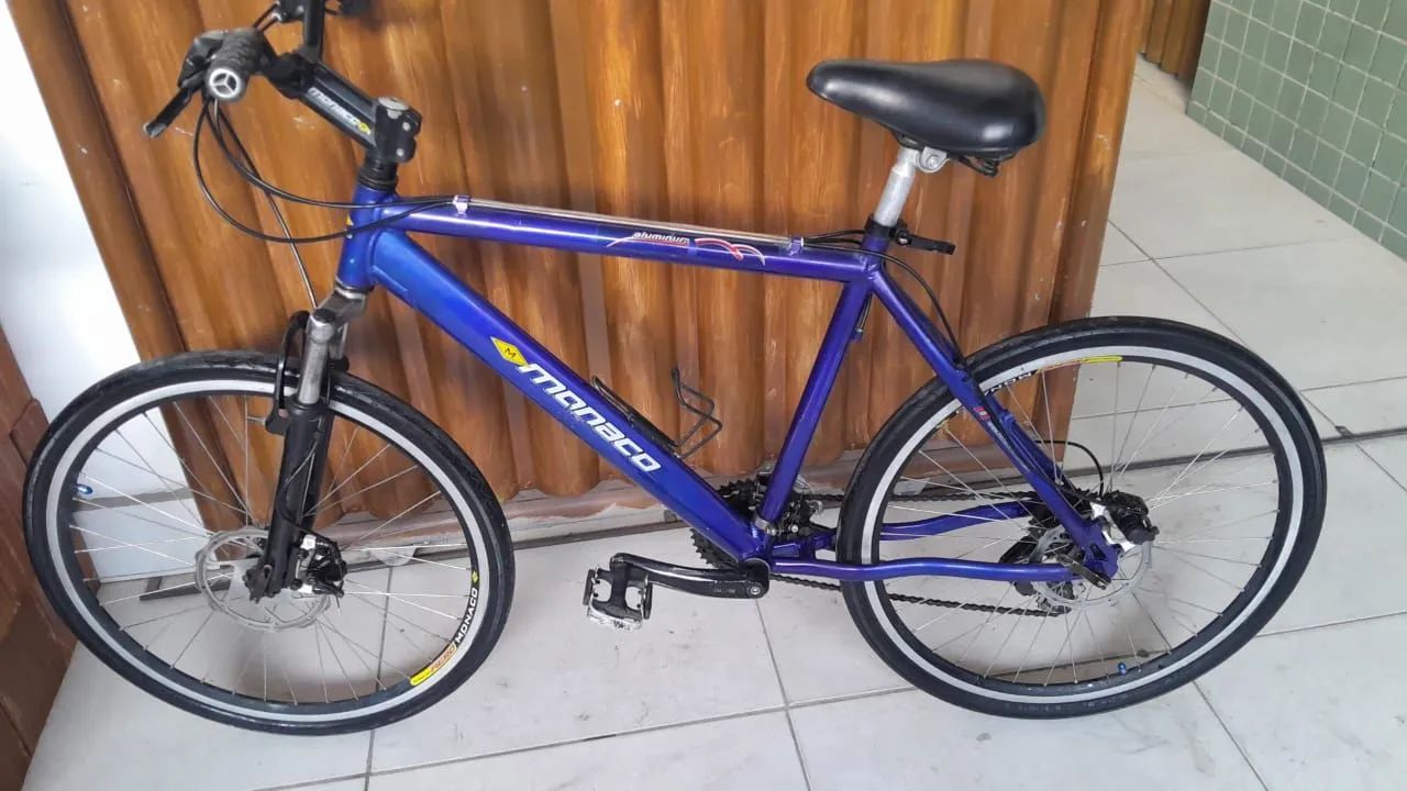 Bicicleta Monaco - Freio a Disco e suspensão 