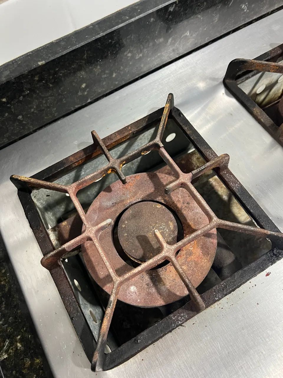 Pia industrial de Mármore com CookTop Inox    - Foto 3