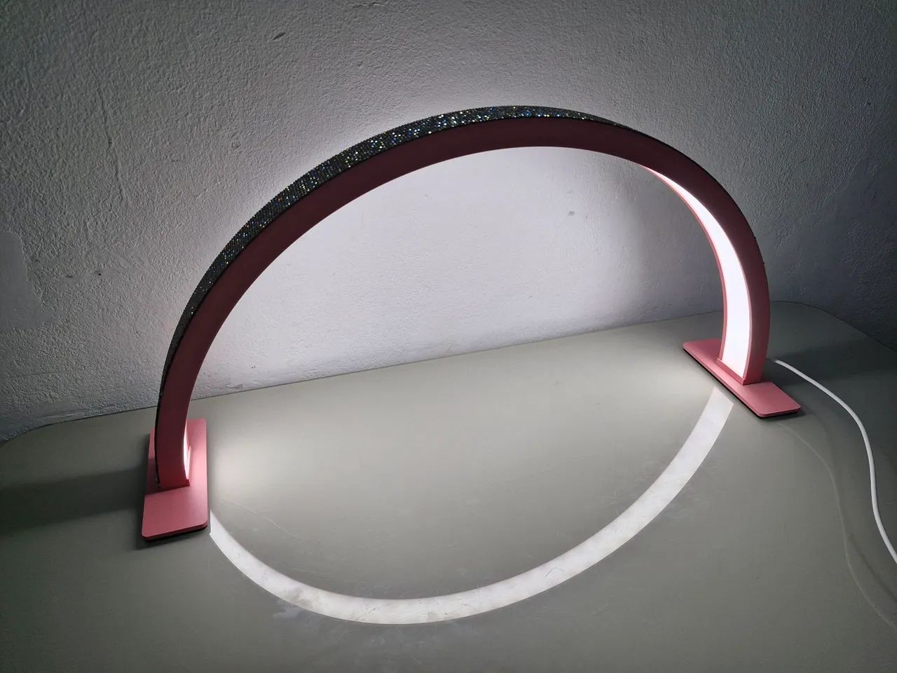 Luminária Led Moon Light Nova Meia Lua