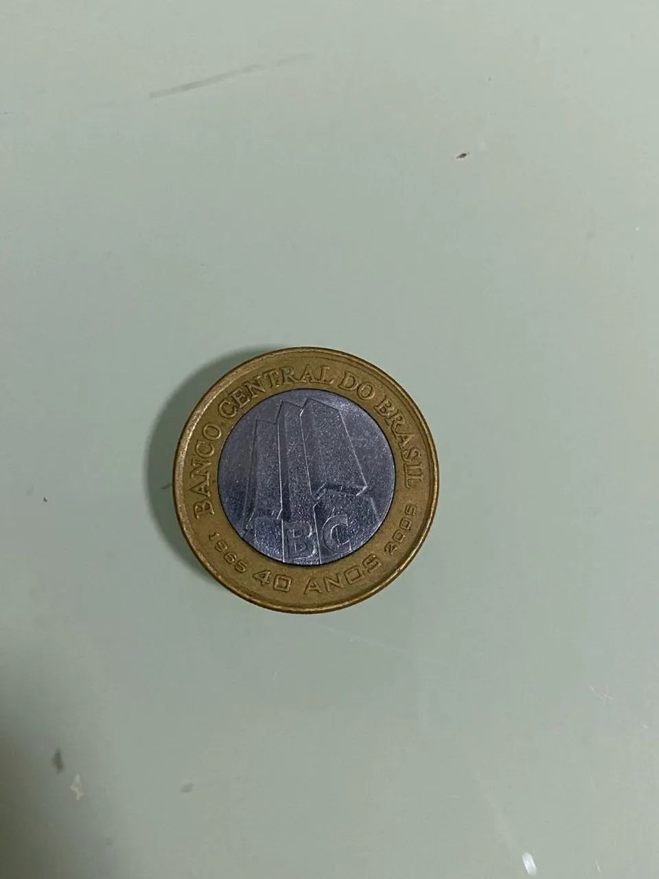 Moeda comemorativa Banco Central do Brasil - 40 anos