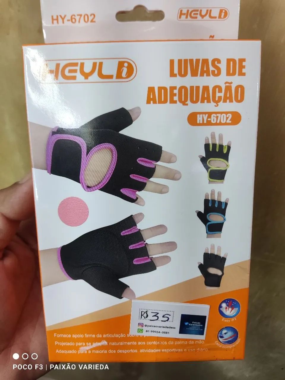 Luvas de Adequação para Treinamento - HEYLD