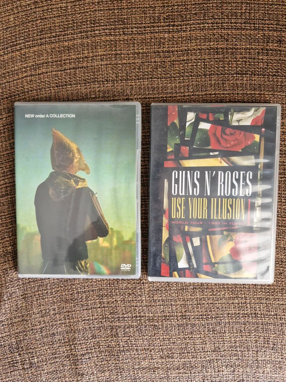 DVD New Order A Collection e Guns N' Roses Use Your Illusion