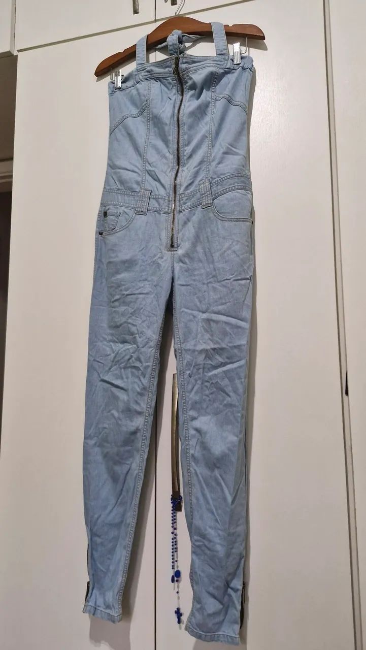 Macacão Jeans ARMANI EXCHANGE original vintage - Foto 2