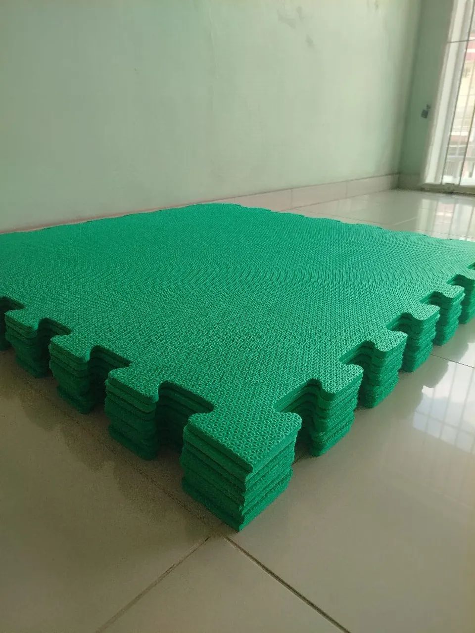 Tapete Tatame de EVA verde