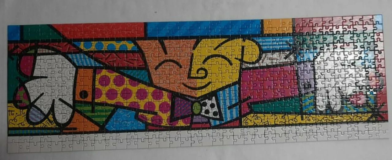 Quebra-cabeça 500 peças The Hug Romero Britto - Foto 4