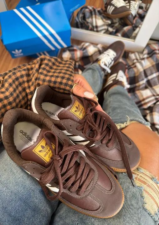 TÊNIS ADIDAS SAMBA CACAU / LINHA PREMIUM (34 AO 39) - A PRONTA ENTREGA - Foto 5