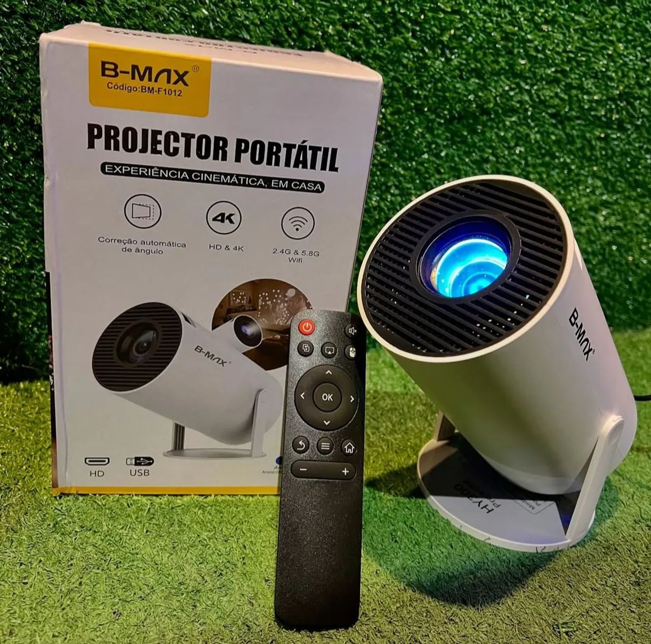 Projetor Portátil B-Max - Experiência Cinematográfica em Casa